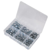 Sealey Zinc Plated O-Clip Double Ear Assortment 140pc AB044DE Sealey - Dynamic Drive