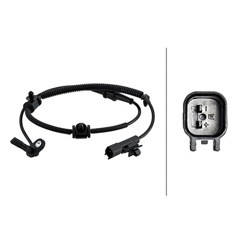 Hella ABS Wheel Speed Sensor Front fits Opel Astra J 2009-2018