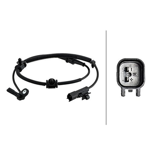 Hella ABS Wheel Speed Sensor Front fits Opel Astra J 2009-2018