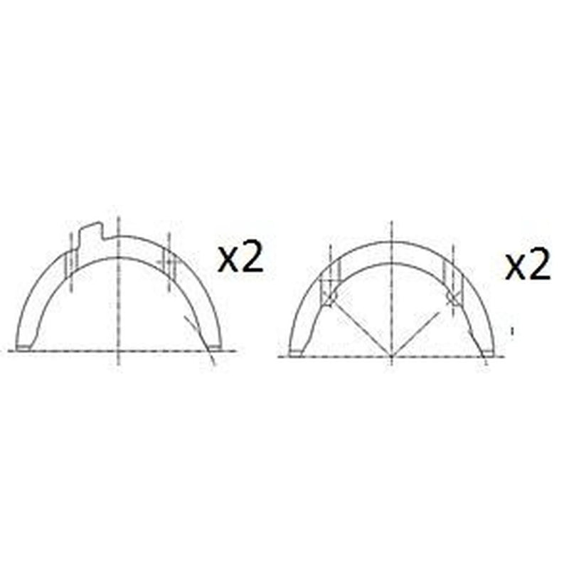 FAI Thrust Washer Set 73mm fits Aro 10 1988-1999 1.6