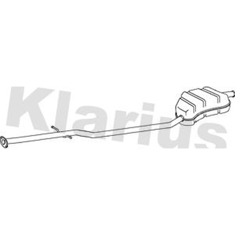 Klarius Box With Tail Pipe Rear fits Mini Mini 2001-2007