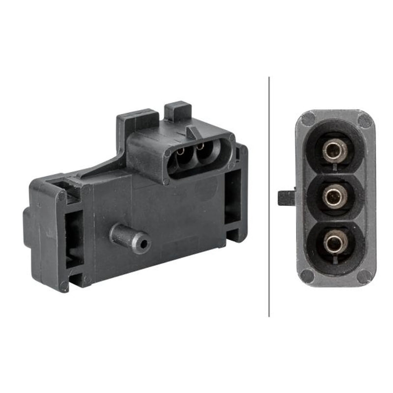 Hella Turbo Boost Pressure Sensor fits Renault Twingo I 1996-2007 1.2
