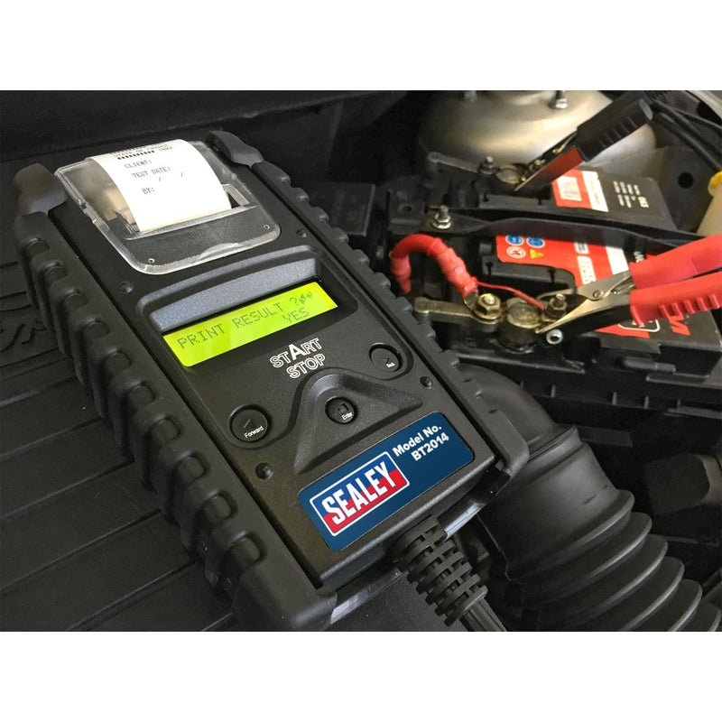 Sealey Digital Start/Stop Battery & Alternator Tester with Printer 6/12/24V Sealey - Dynamic Drive