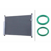 Hella Air Conditioning Condenser fits Suzuki Grand Vitara II 2005-2015