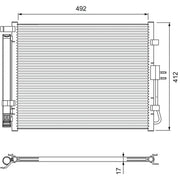 Valeo Air Conditioning Condenser 814402