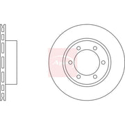Apec 2 x Vented Front Brake Discs DSK2022-x2