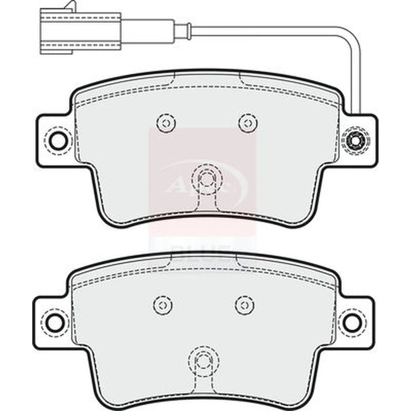 Apec Rear Brake Pad Set PD3270