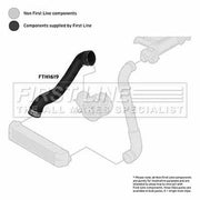 First Line Intercooler Turbo Charge Air Hose fits BMW 3 1999-2007