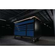 Draper BUNKER Workbench Roller Tool Cabinet, 10 Drawer, 56", Blue 08237 Draper - Dynamic Drive