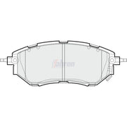 Fahren Front Brake Pad Set FBP4248