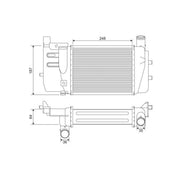 Valeo Intercooler (Charge Air Cooler) 818369