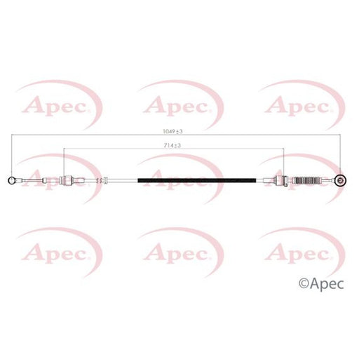 Apec Manual Transmission Cable Pull fits Mini Mini 2003-2006
