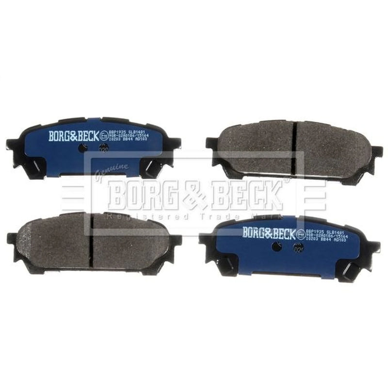 Borg & Beck Front & Rear Brake Discs & Pads fits Subaru Forester 2003-2009 2.5