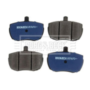 Borg & Beck Front & Rear Brake Discs & Pads fits Land Rover Range Rover