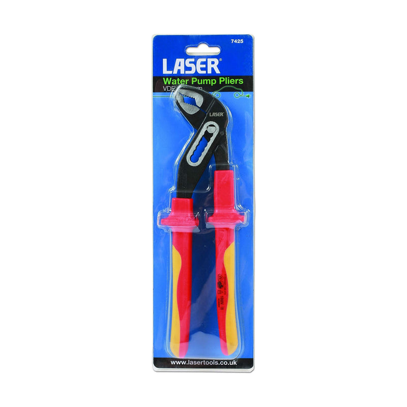Laser Insulated Water Pump Pliers 240mm 7425 Laser - Dynamic Drive