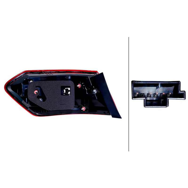 Hella Tail Light / Lamp LED Right 2SD 354 891-021