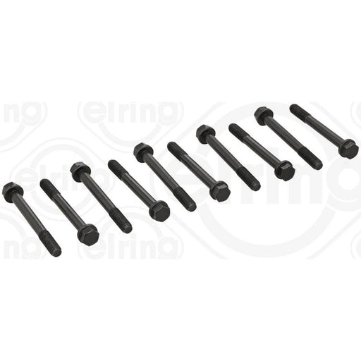 Elring Cylinder Head Bolt Set with Cylinder Head Gasket Kit fits Mazda E