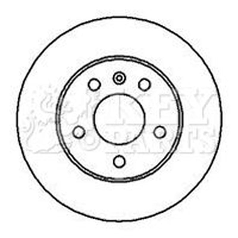 Key Parts Front & Rear Brake Discs & Pads fits Opel Zafira 2006-2010 2.0
