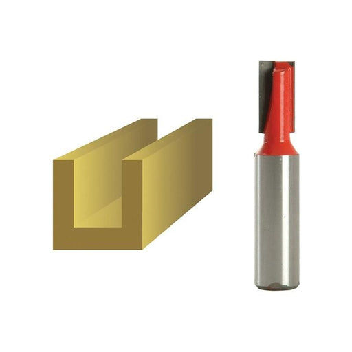 Faithfull Router Bit TCT Two Flute 10.0 x 19mm 1/2in Shank Faithfull - Dynamic Drive