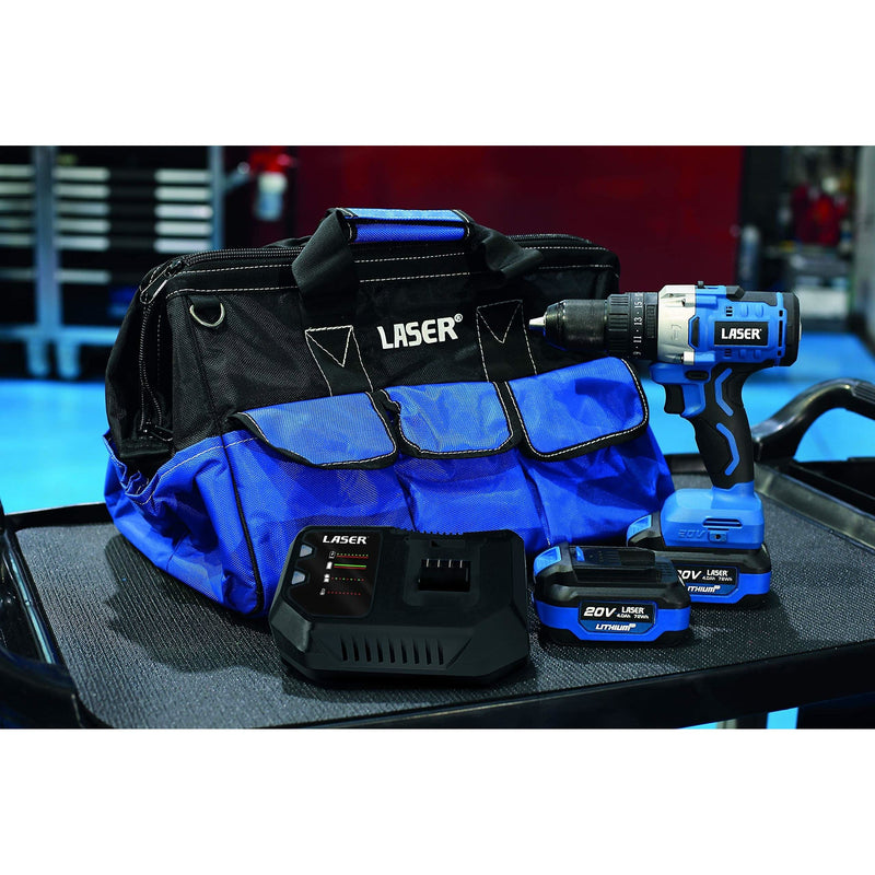 Laser Cordless Variable Speed Impact Drill 20V Kit 68011 Laser - Dynamic Drive