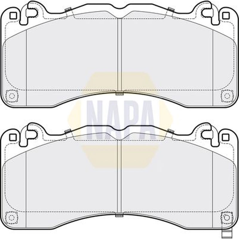 NAPA Front Brake Pad Set fits Ford Usa Mustang 2010 on 5.0