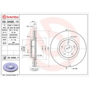 Brembo Front & Rear Brake Discs & Pads fits Ford Focus III 2010-2020 1.6 2.0