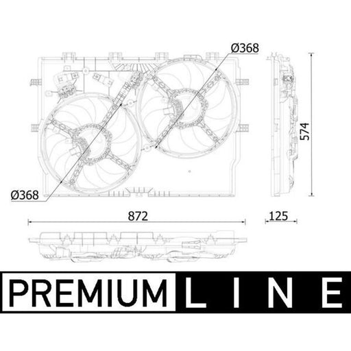 Mahle Engine Cooling Fan