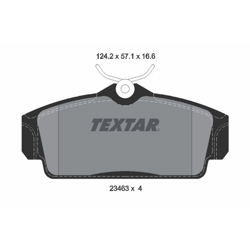 Textar Front Brake Pad Set 2346302