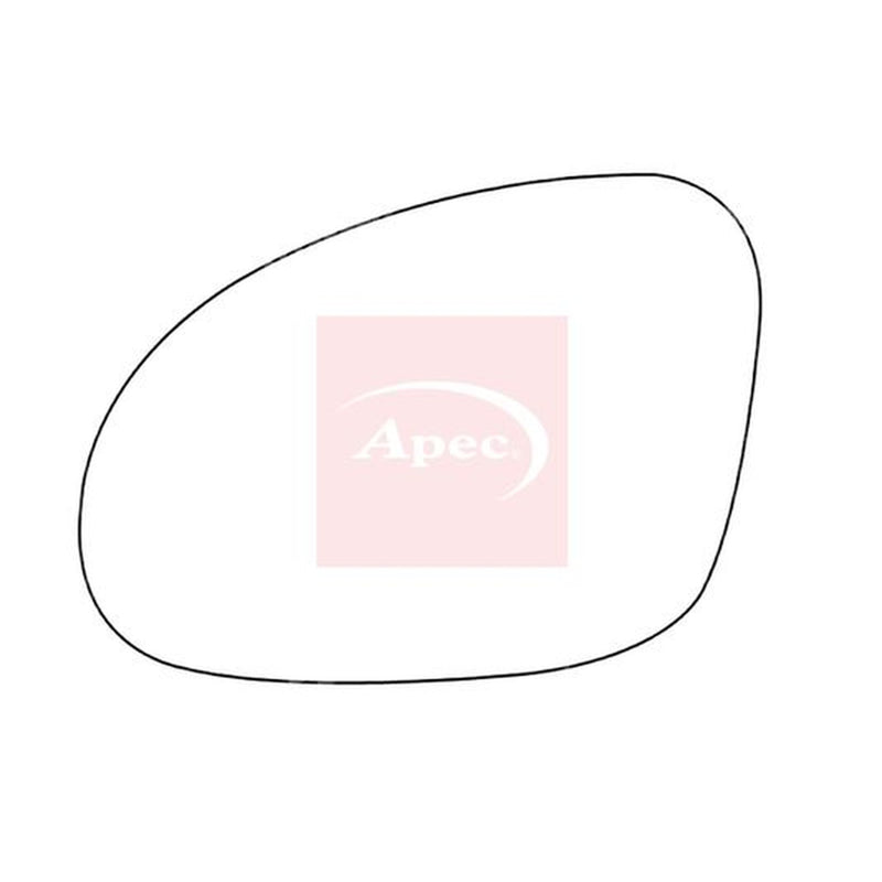 Apec Exterior Wing Mirror Glass Left fits Seat Alhambra 1996-2010