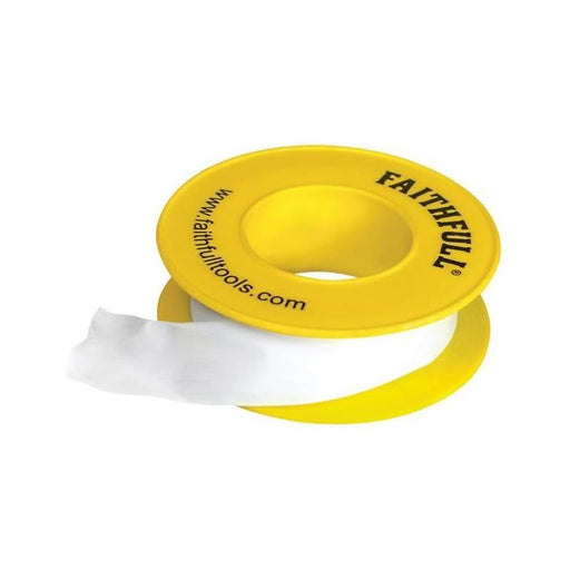 Faithfull P.T.F.E Gas Tape 12mm x 5m White (Pack 10) Faithfull - NN4 Online
