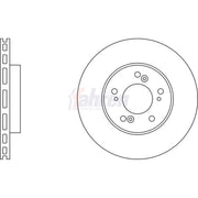 Fahren 2 x Vented Front Brake Discs FBD6289-x2