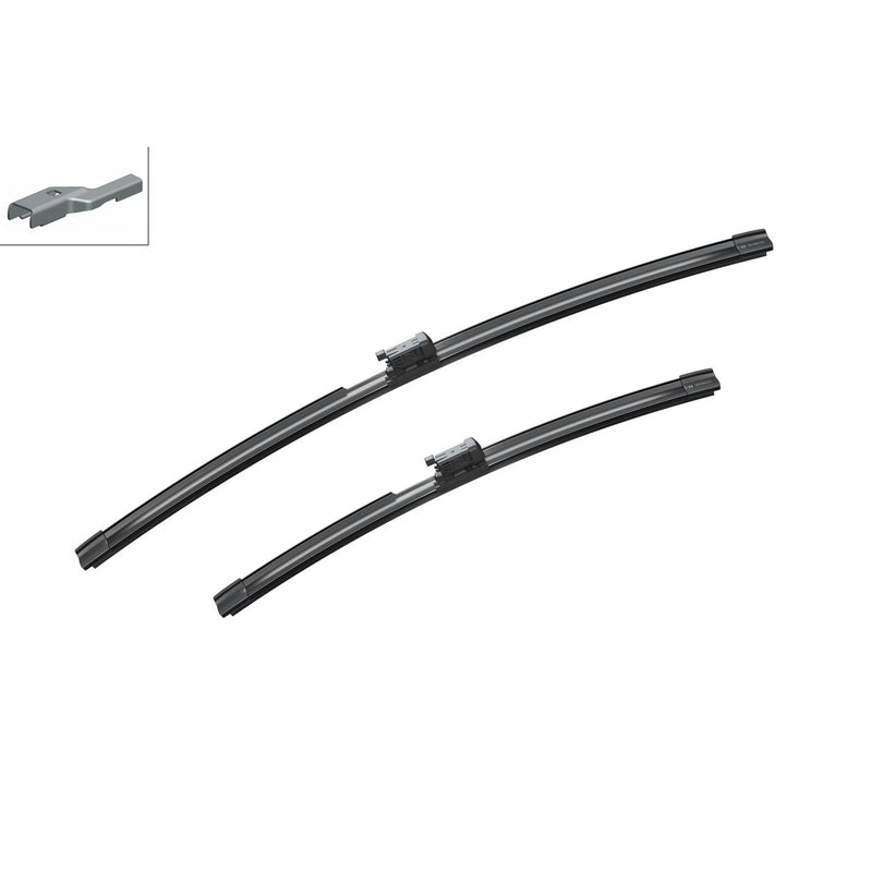 Bosch 2 x Front Aerotwin Wiper Blades fits Volvo XC60 II 2017-2022 2.0