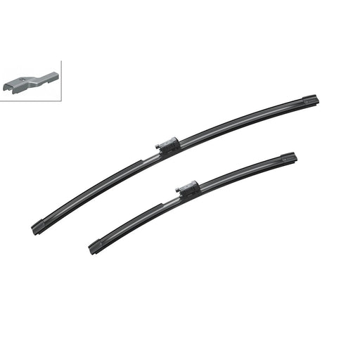 Bosch 2 x Front Aerotwin Wiper Blades fits Volvo XC60 II 2017-2022 2.0