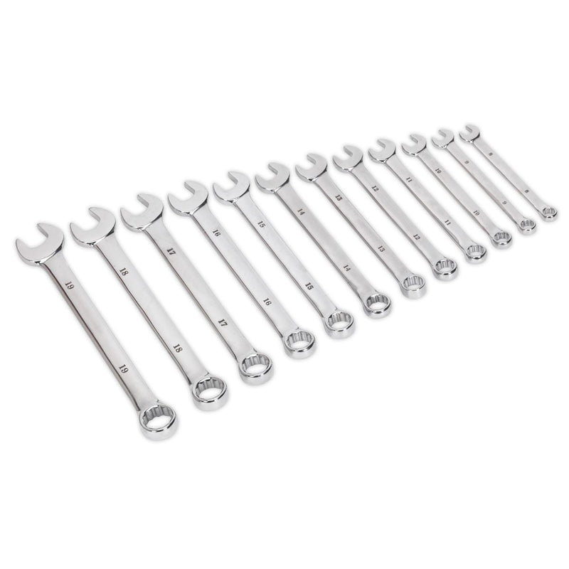 Sealey Combination Spanner Set 12pc Metric AK63261 Sealey - Dynamic Drive