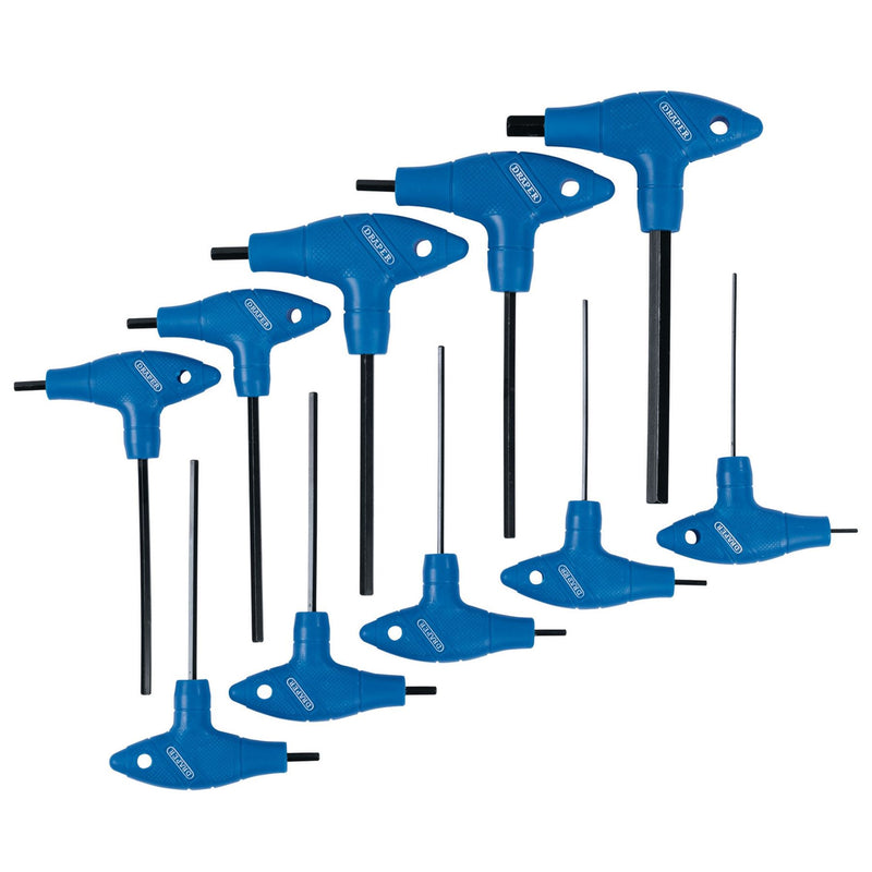 Draper Imperial T-Handle Hex Key Set (10 Piece) 33871 Draper - Dynamic Drive