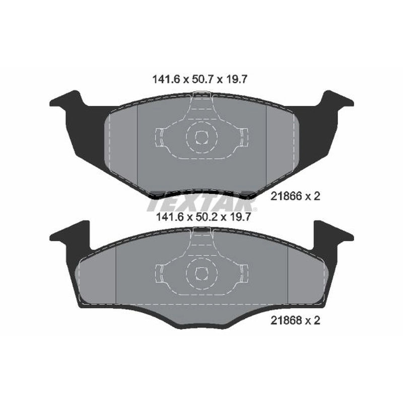 Textar Front Brake Pad Set 2186603