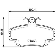 Mintex Front & Rear Brake Discs & Pads fits Renault Thalia II 2008-2014 1.2
