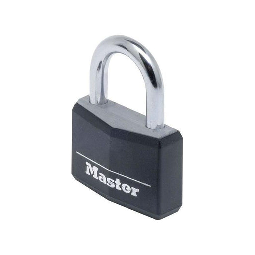 Master Lock Aluminium Black Vinyl Cover 40mm Padlock 4-Pin Master Lock - NN4 Online