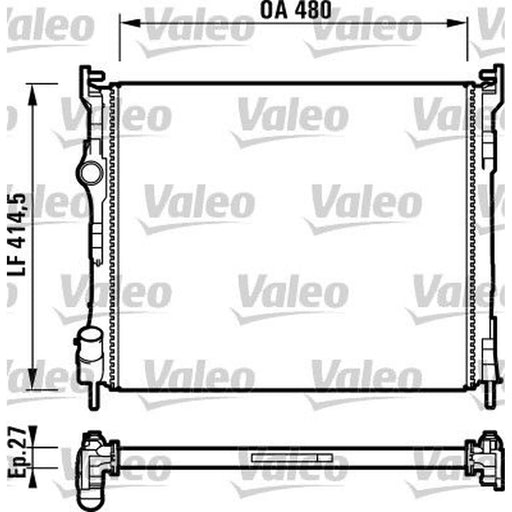 Valeo Engine Radiator 732737