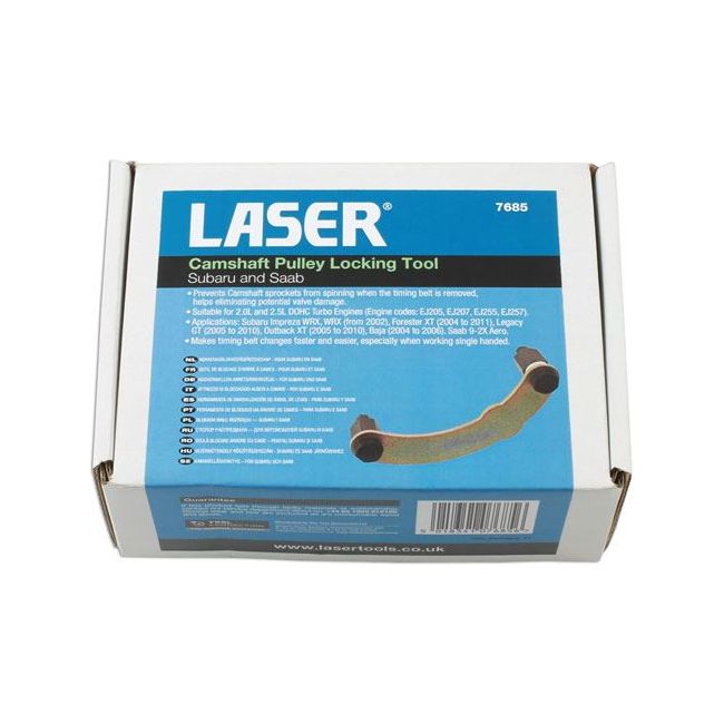 Laser Camshaft Pulley Locking Tool - for Subaru, Saab 7685 Laser - Dynamic Drive