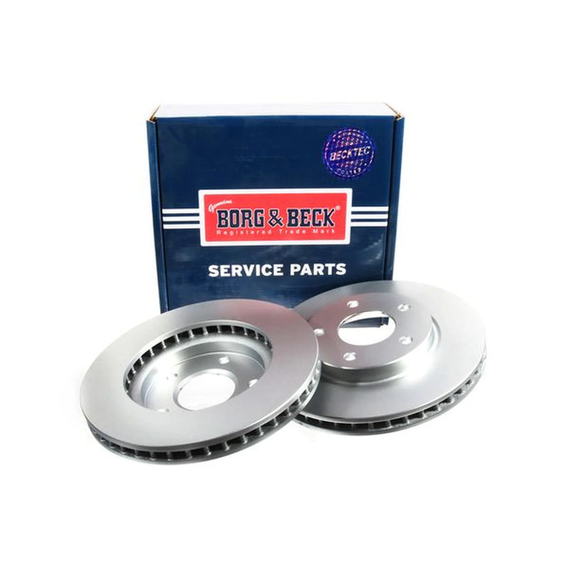 Borg & Beck Front & Rear Brake Discs & Pads fits Dodge Caliber 2006-2007 2.4