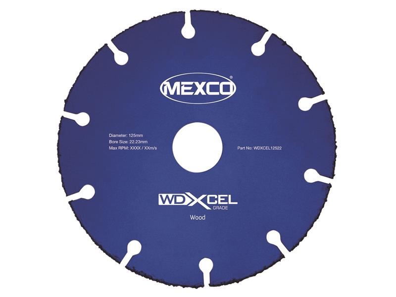 MEXCO WD XCEL Grade Wood Cut Blade 125 x 22mm MEXCO - NN4 Online