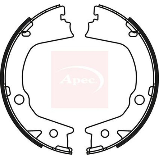 Apec Parking Brake Shoe Set fits Ssangyong Korando 2010 on 2.0