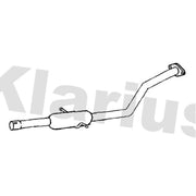 Klarius Box With Centre Pipe Centre fits Citroën C1 II 2014-2021 1.0