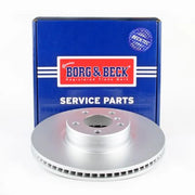 Borg & Beck Front Vented & Rear Vented Brake Discs & Pads fits BMW X4 2015-2018
