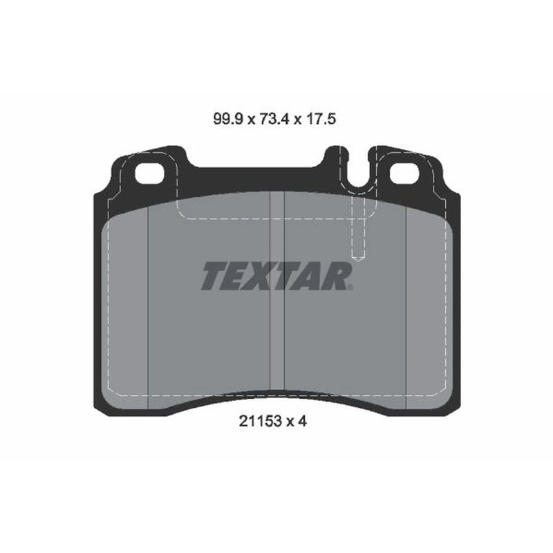 Textar Front Brake Pad Set 2115307
