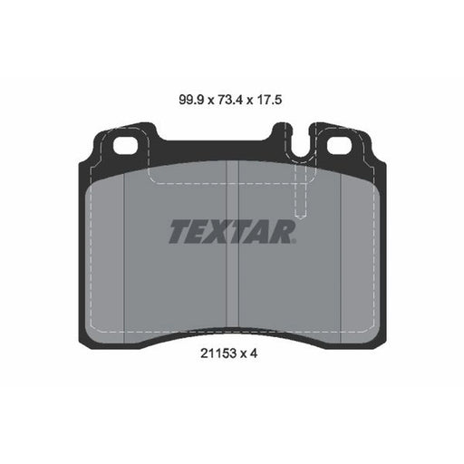 Textar Front Brake Pad Set 2115307