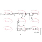 Apec Handbrake Cable Left Rear CAB1515