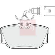 Apec Rear Brake Pad Set PAD1215