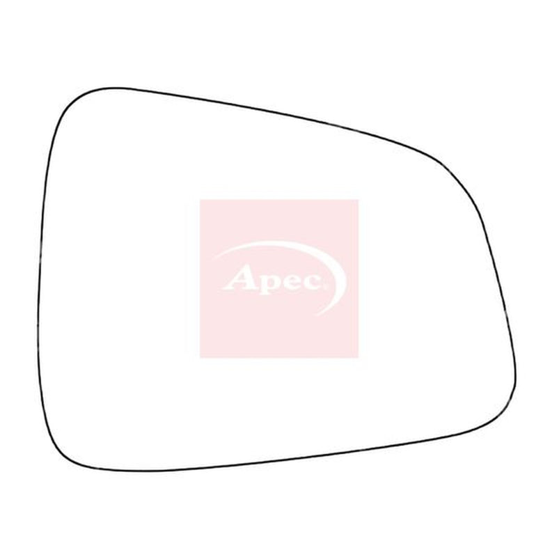 Apec Exterior Wing Mirror Glass Right fits Opel Mokka 2020 on 1.2 1.5